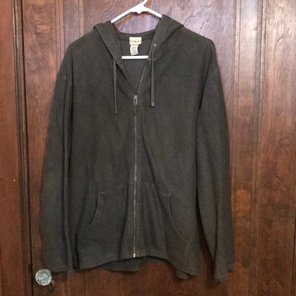 LLBean hooded lightweight jacket Women’s L